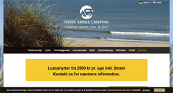 Desktop Screenshot of hvidesandecamping.dk